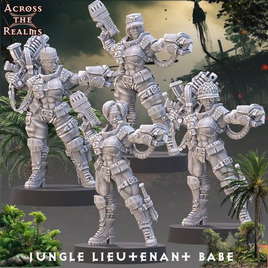 Jungle Lieutenant Babe (sculpted by Across the Realms)