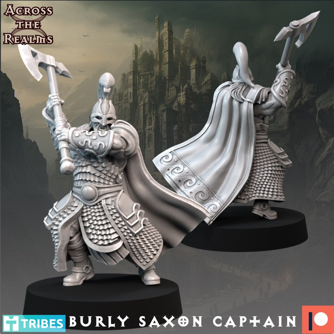 Burly Saxon Captain (sculpted by Across the Realms)