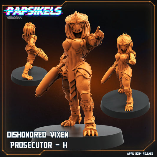 Dishonored Vixen Prosecutor H - Predator Fan Art (sculpted by Papsikels)