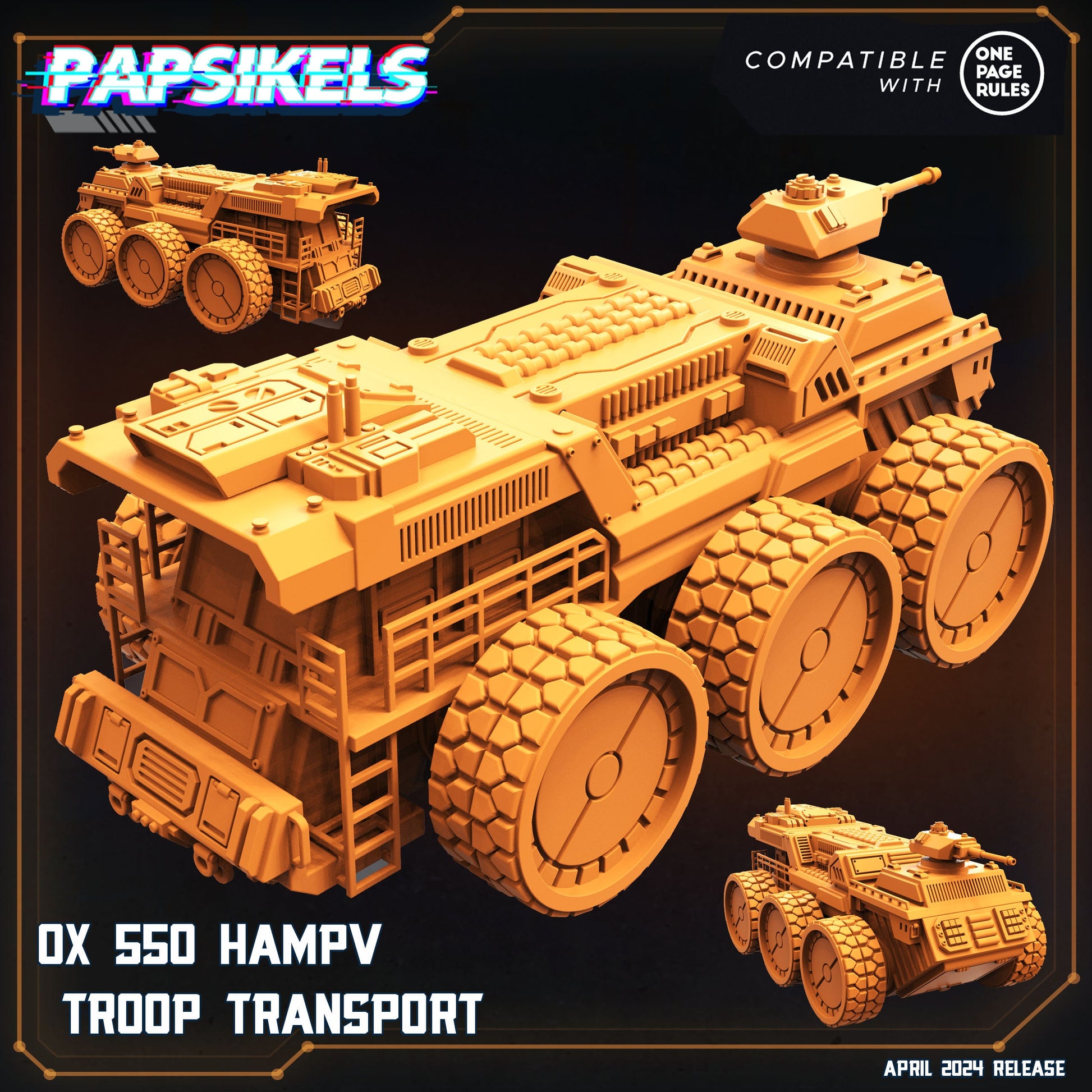 OX 550 HAMPV Troop Transport (sculpted by Papsikels)