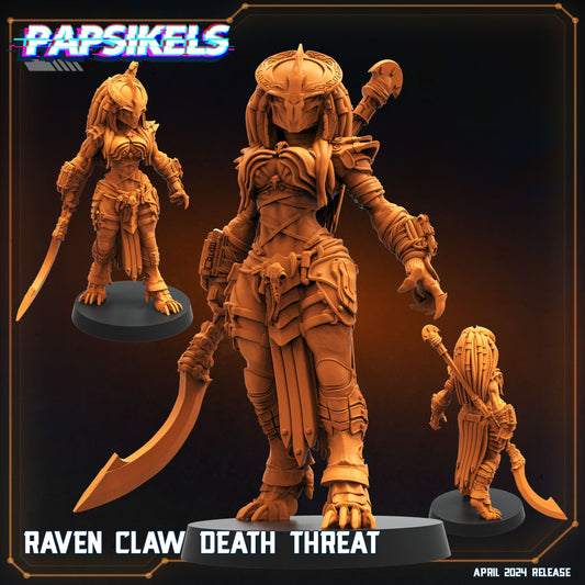 Vixen Raven Claw Death Threat - Predator Fan Art (sculpted by Papsikels)