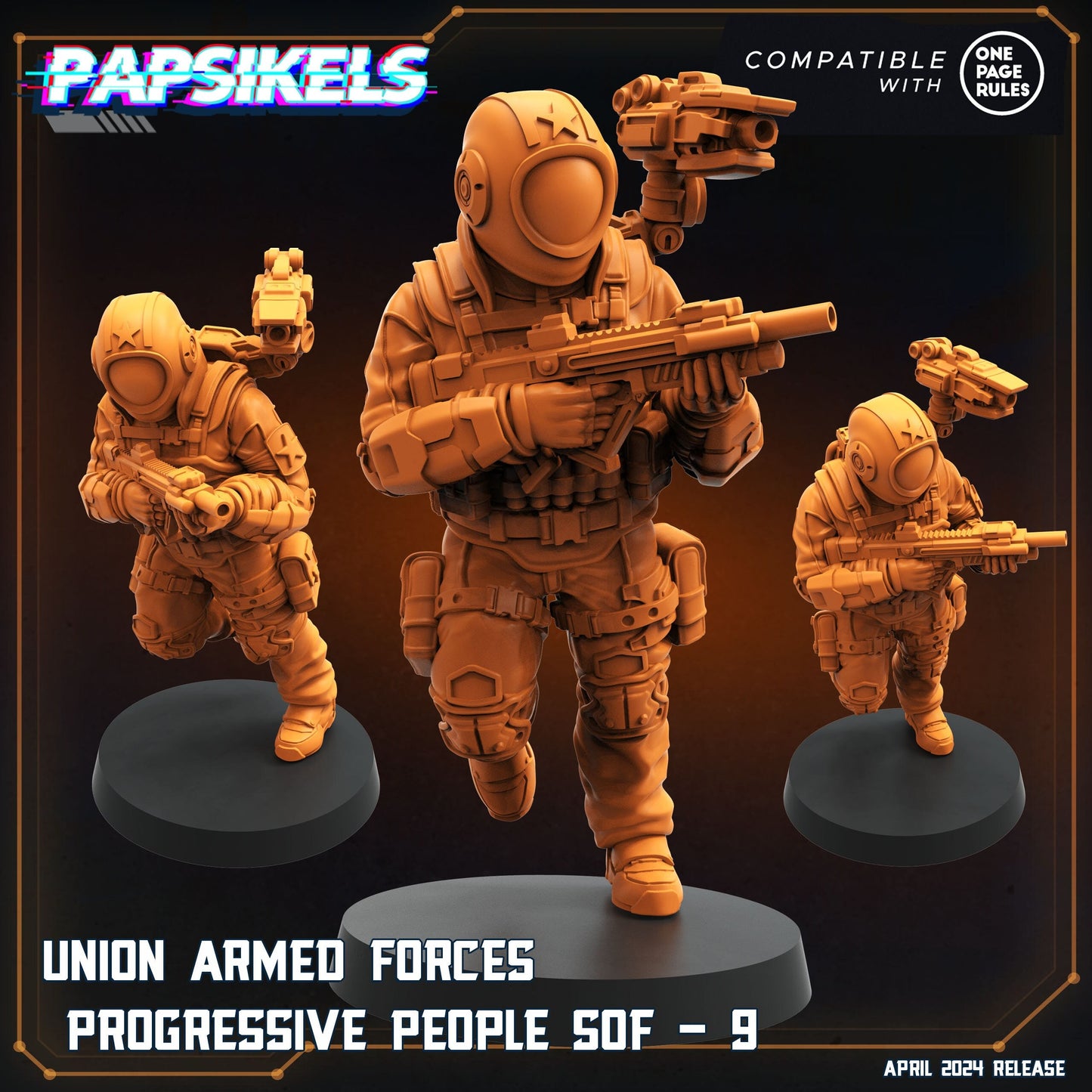 Union Armed Forces Progressive People SOF - 9 (sculpted by Papsikels)