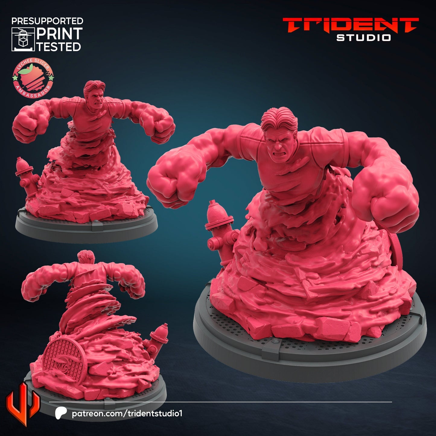 Hydroman (Fan art sculpted by Trident Studio) (Crisis Protocol Proxy/Alternative)