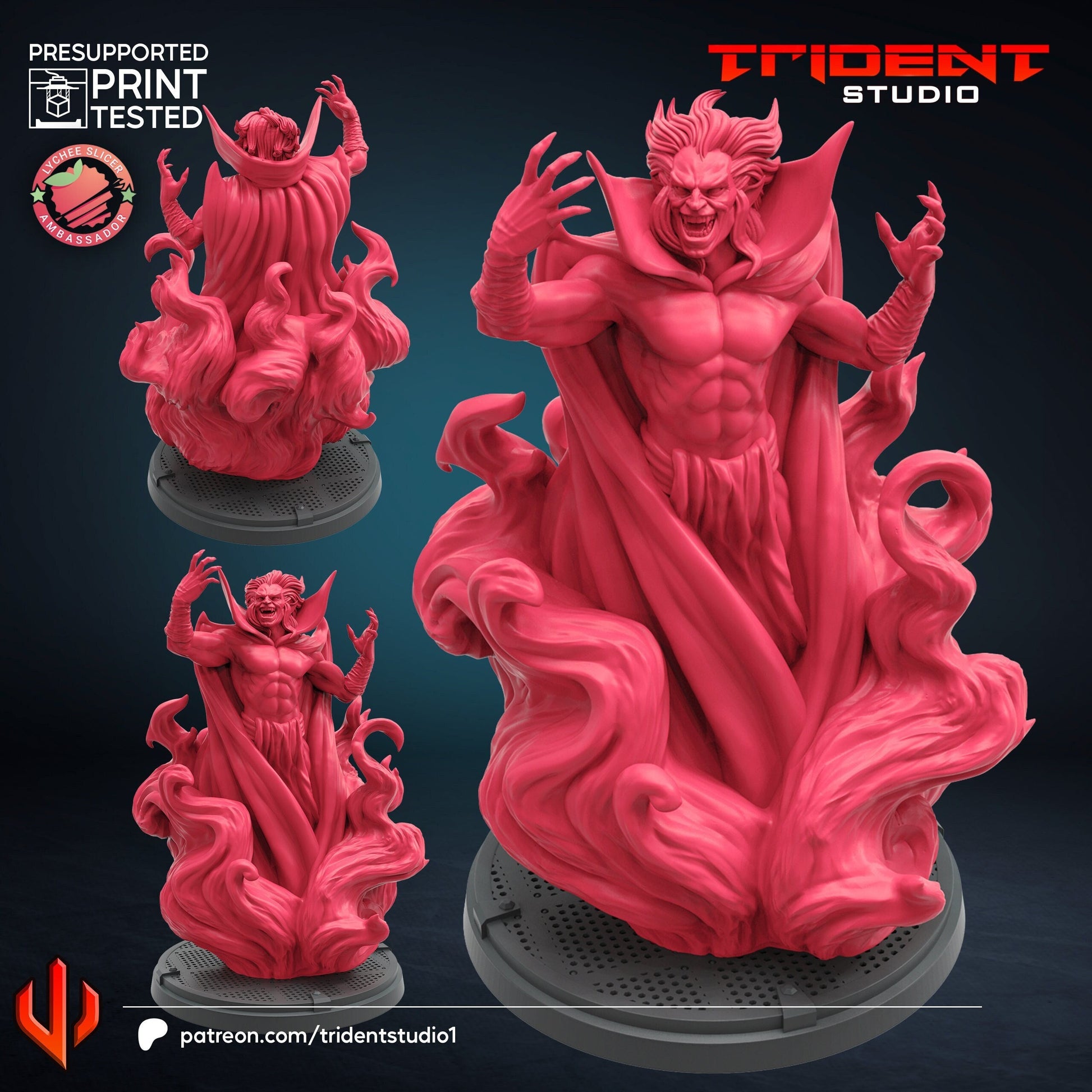 Mephisto (Fan art sculpted by Trident Studio) (Crisis Protocol Proxy/Alternative)