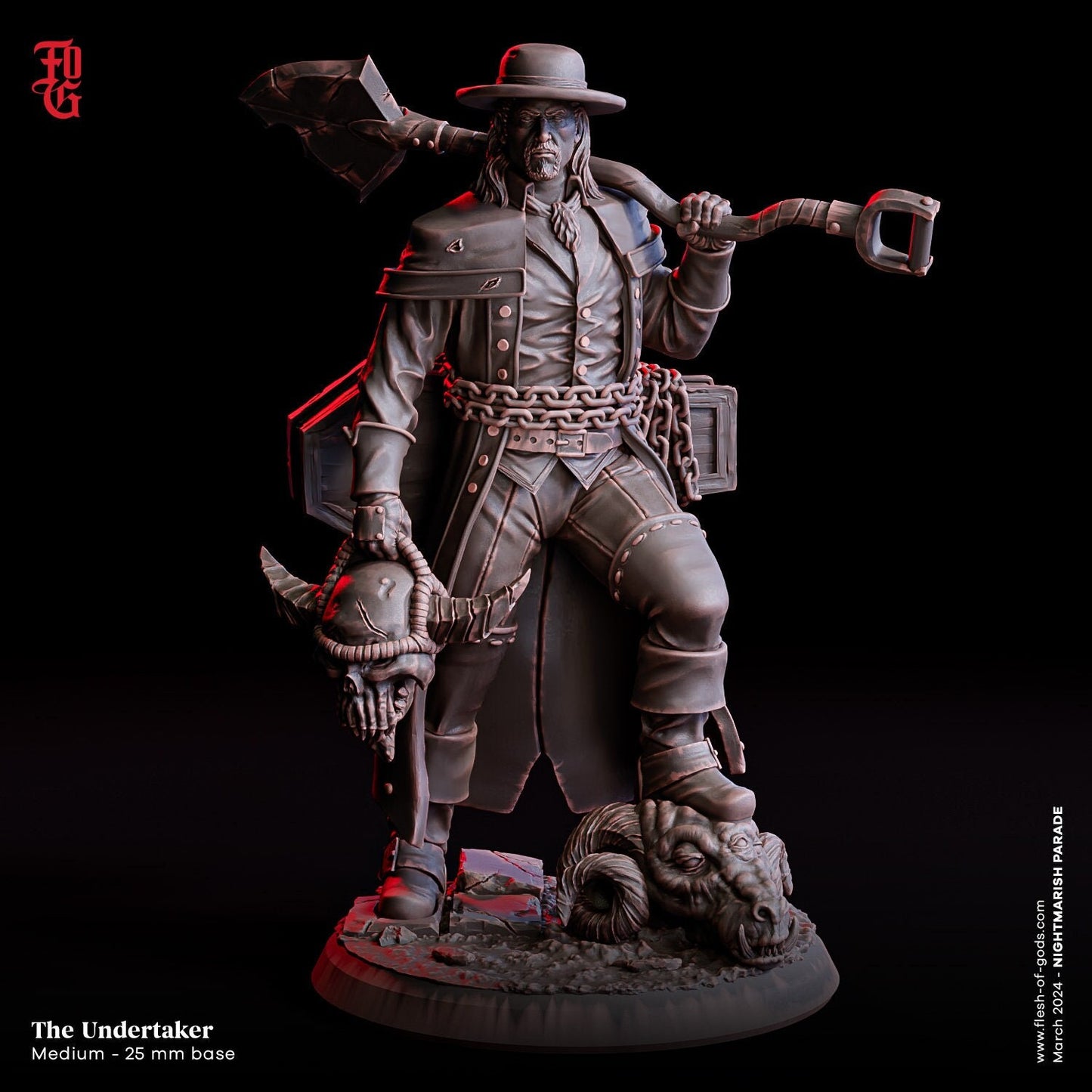 The Undertaker - The Nightmarish Parade (sculpted by Flesh of Gods miniatures)