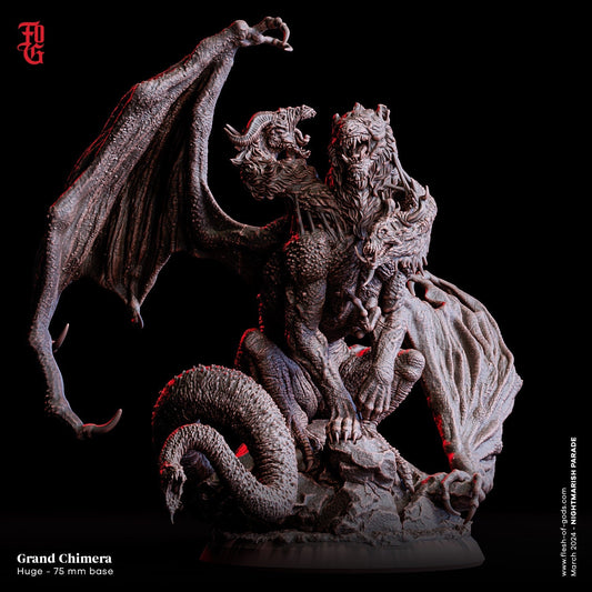 Grand Chimera - The Nightmarish Parade (sculpted by Flesh of Gods miniatures)