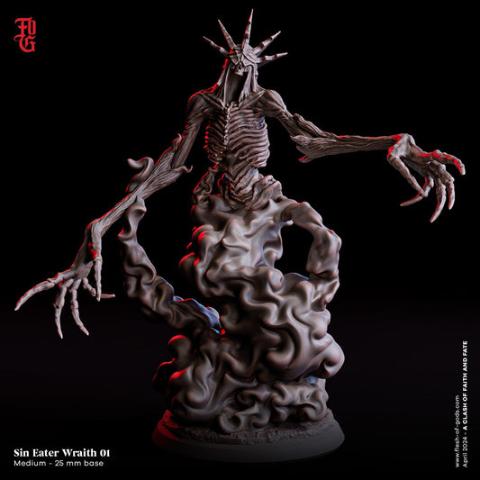 Sin Eater Wraith 01 - A Clash of Faith and Fate (sculpted by Flesh of Gods miniatures)