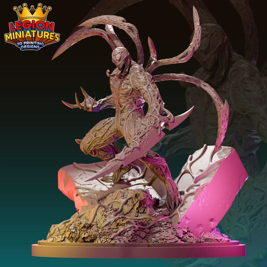 Carnage Fan-Art 40mm Miniature (Sculpted by Legion Miniatures) (Crisis Protocol Proxy/Alternative)