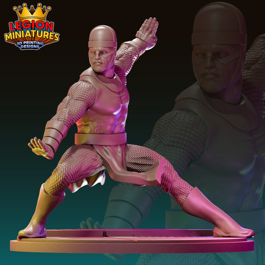 Karnak Fan-Art 40mm Miniature (Sculpted by Legion Miniatures) (Crisis Protocol Proxy/Alternative)