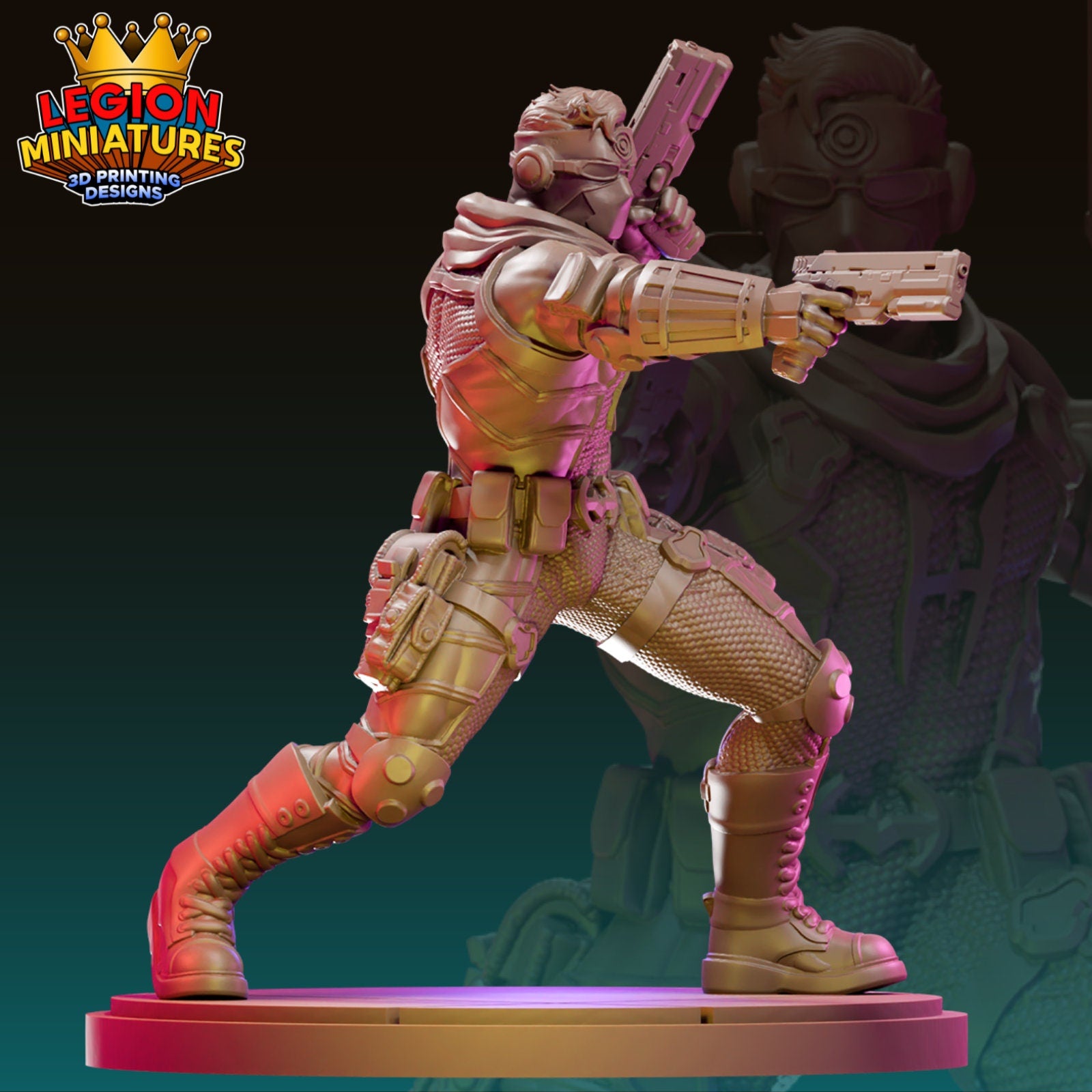 Ultimate Hawkeye Fan-Art 40mm Miniature (Sculpted by Legion Miniatures) (Crisis Protocol Proxy/Alternative)