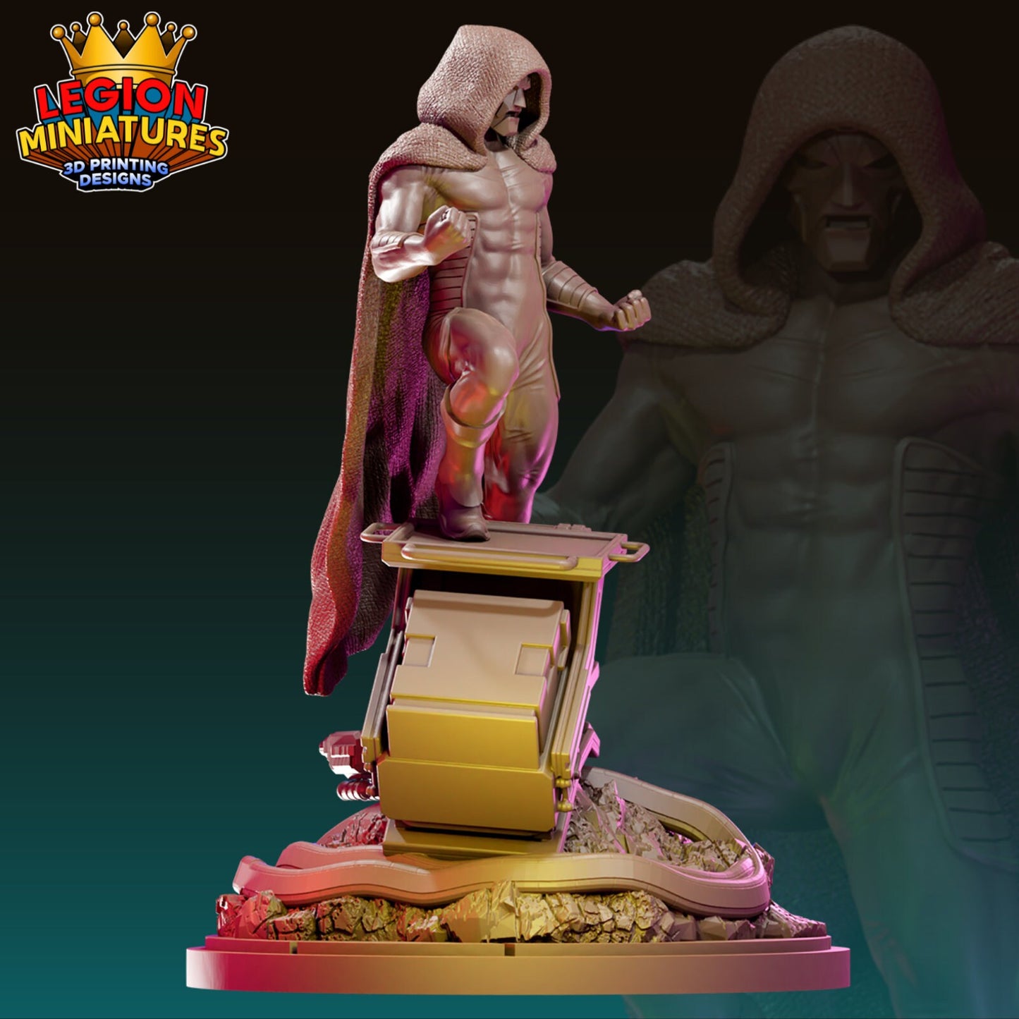 Ultimate Reed 2023 Fan-Art 40mm Miniature (Sculpted by Legion Miniatures) (Crisis Protocol Proxy/Alternative)