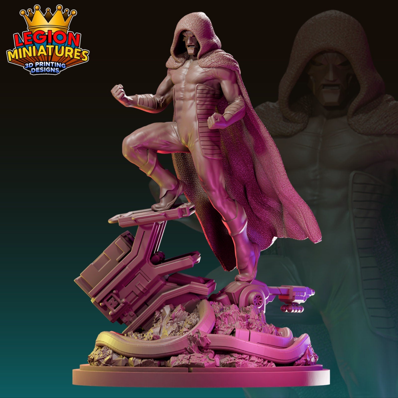 Ultimate Reed 2023 Fan-Art 40mm Miniature (Sculpted by Legion Miniatures) (Crisis Protocol Proxy/Alternative)