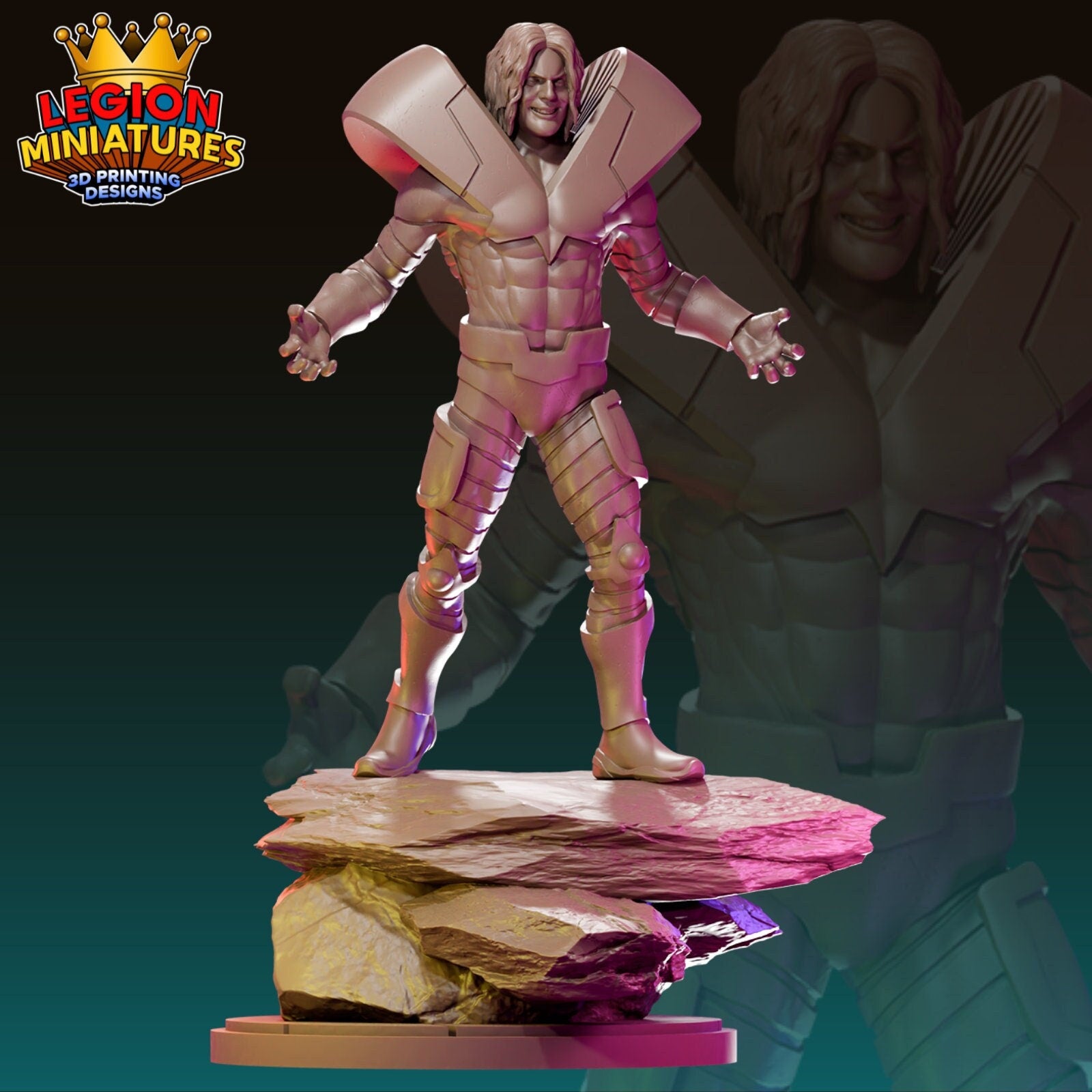 Beyonder Fan-Art 40mm Miniature (Sculpted by Legion Miniatures) (Crisis Protocol Proxy/Alternative)