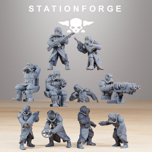 Artillery Crew - set of 10 (sculpted by Stationforge)