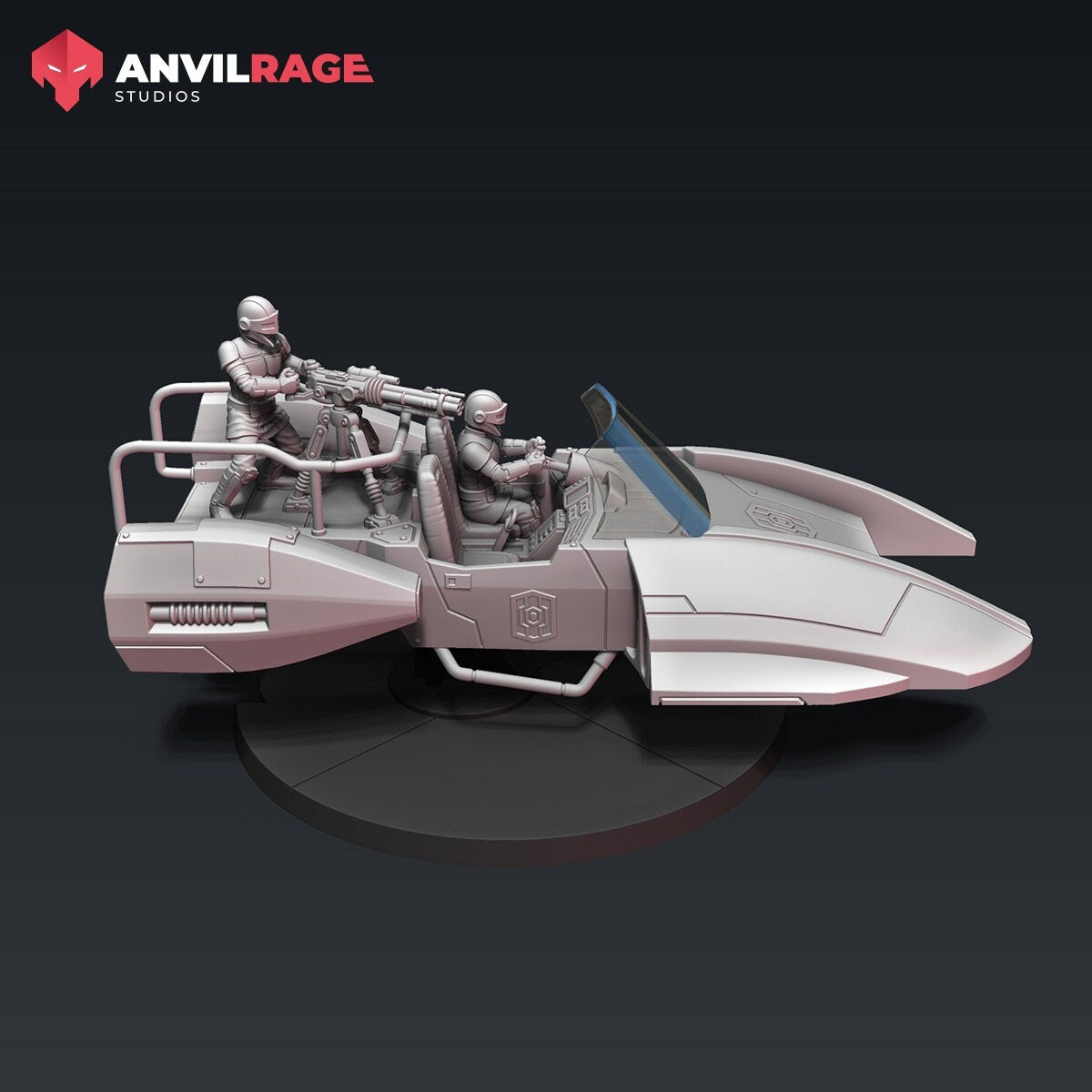 Old Way Peacekeepers Land Speeder (Sculpted by Anvilrage Studios)