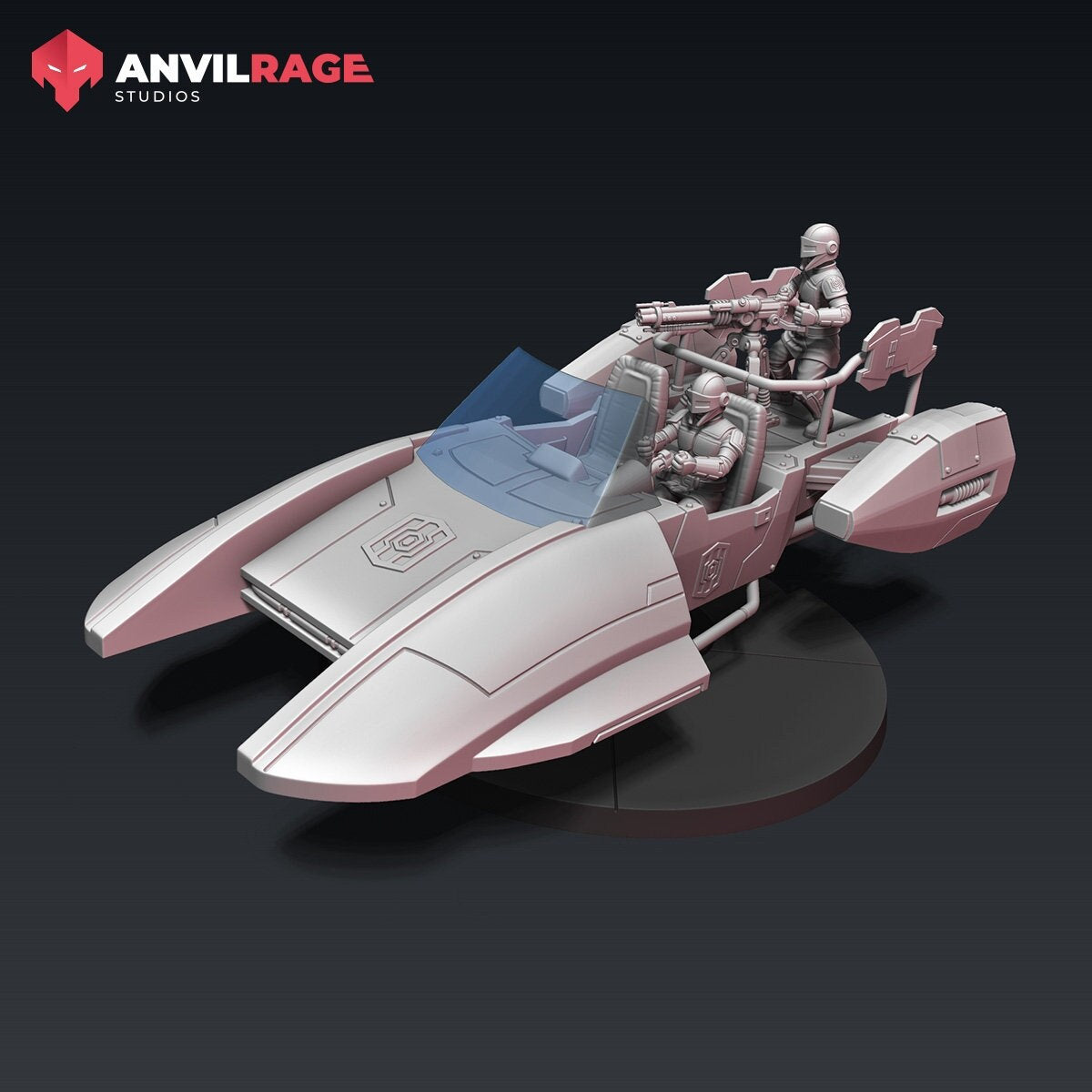 Old Way Peacekeepers Land Speeder (Sculpted by Anvilrage Studios)