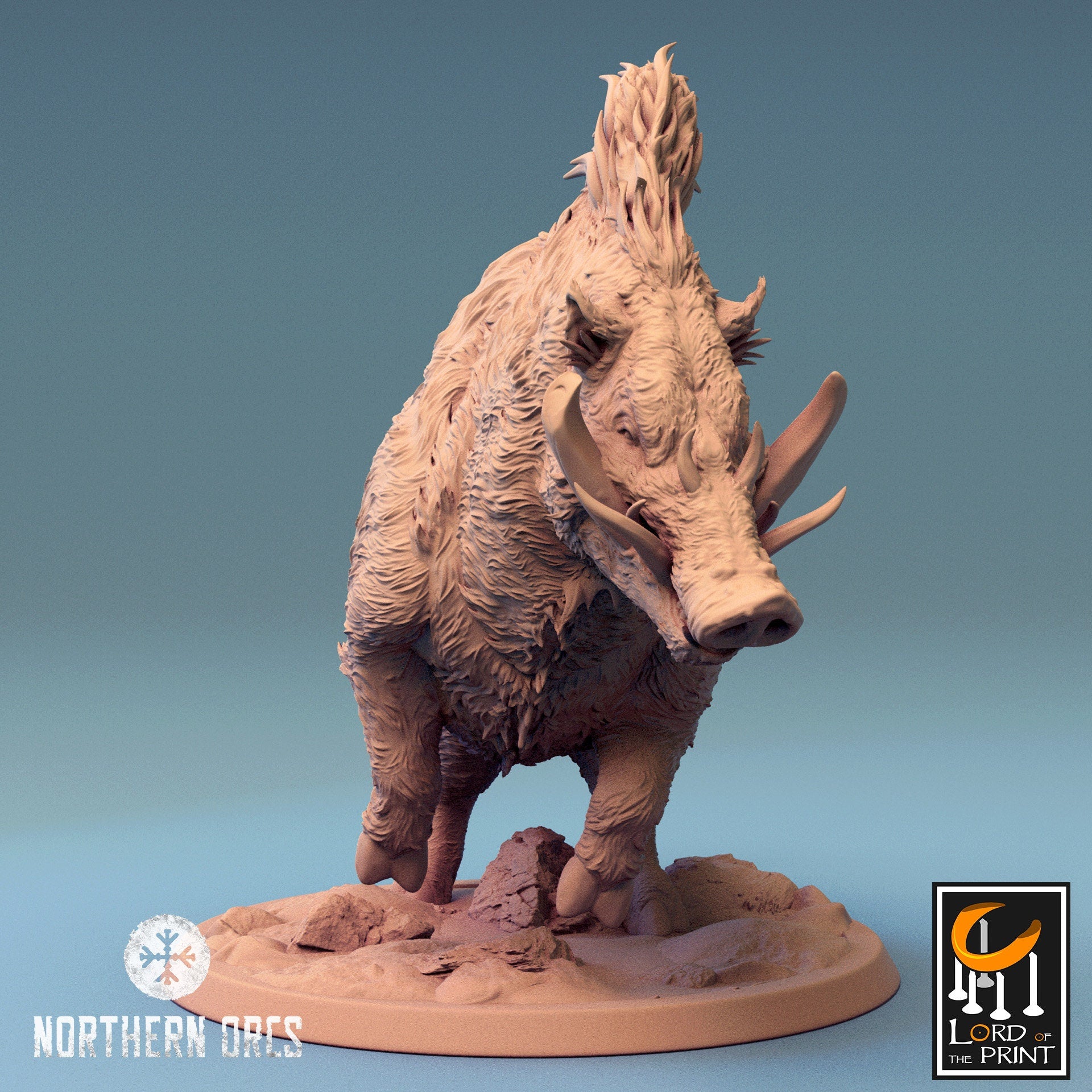 Boar - Charge (Sculpted by Lord of the Print)