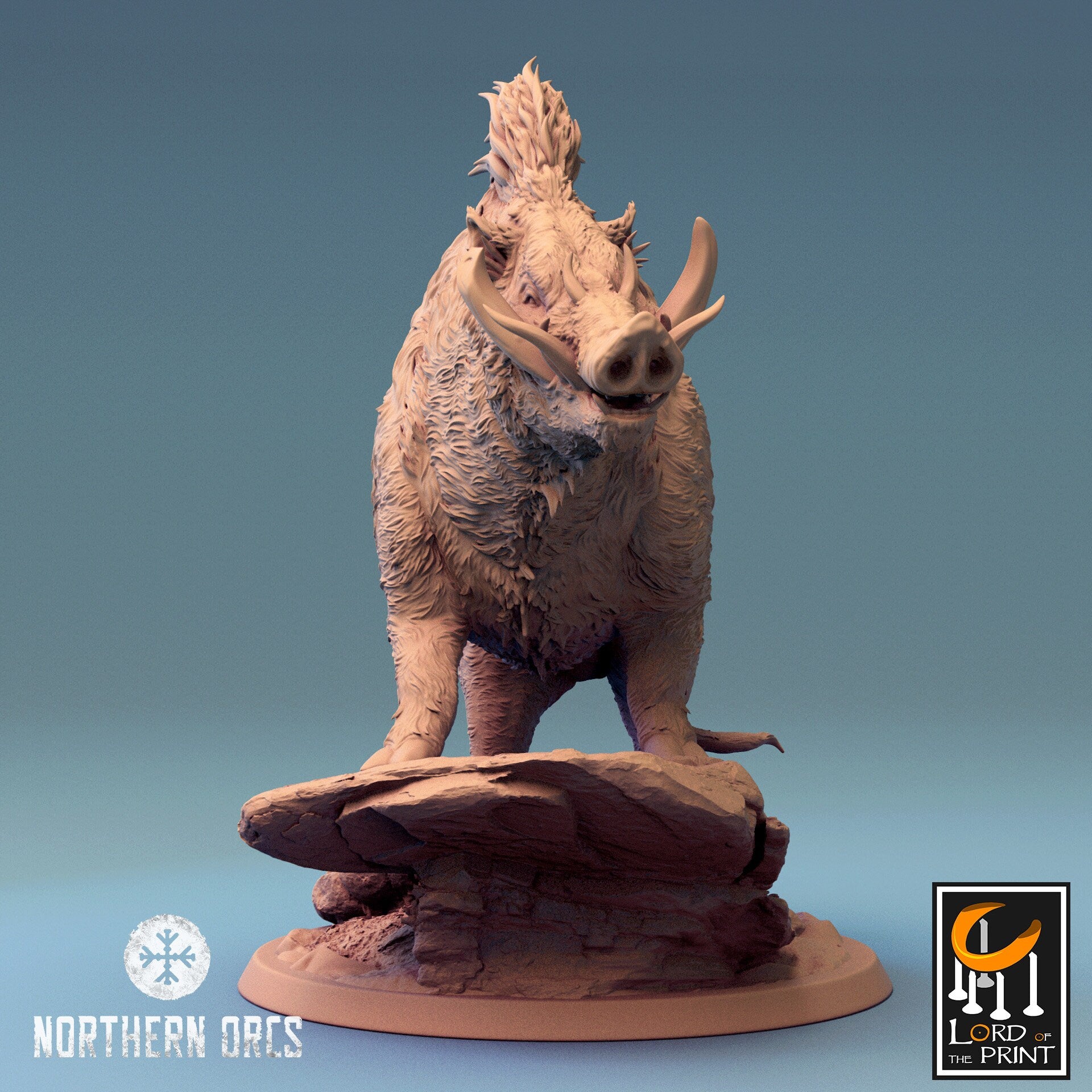 Boar - Rock (Sculpted by Lord of the Print)