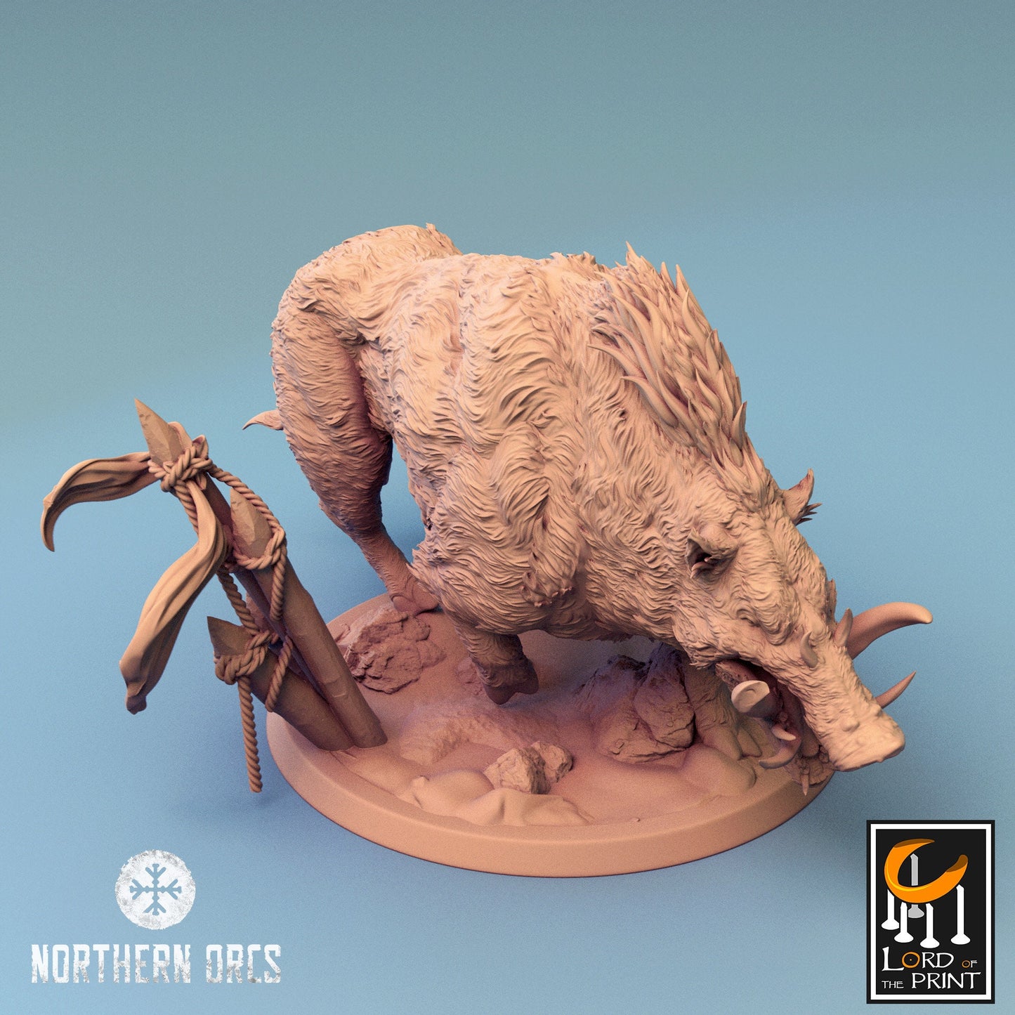 Boar - Run (Sculpted by Rescale Miniatures)