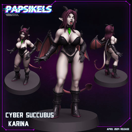 Cyber Succubus Karina (sculpted by Papsikels)