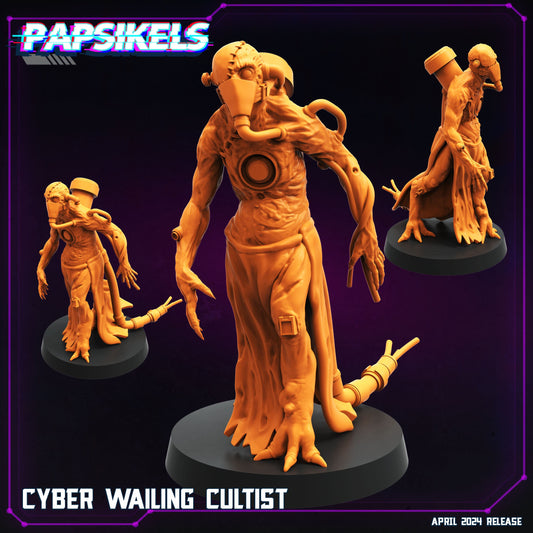 Cyber Wailing Cultist (sculpted by Papsikels)