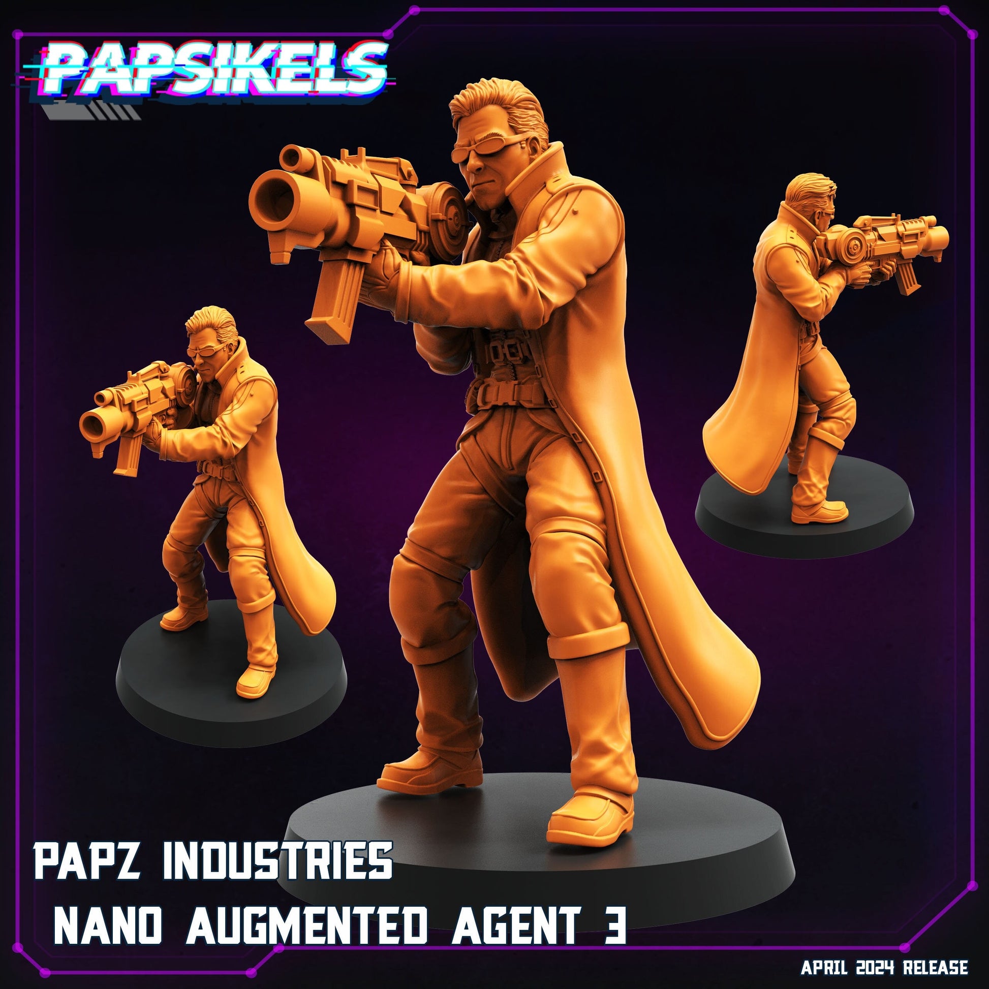 Papz Industries Nano Augmented Agent 3 (sculpted by Papsikels)