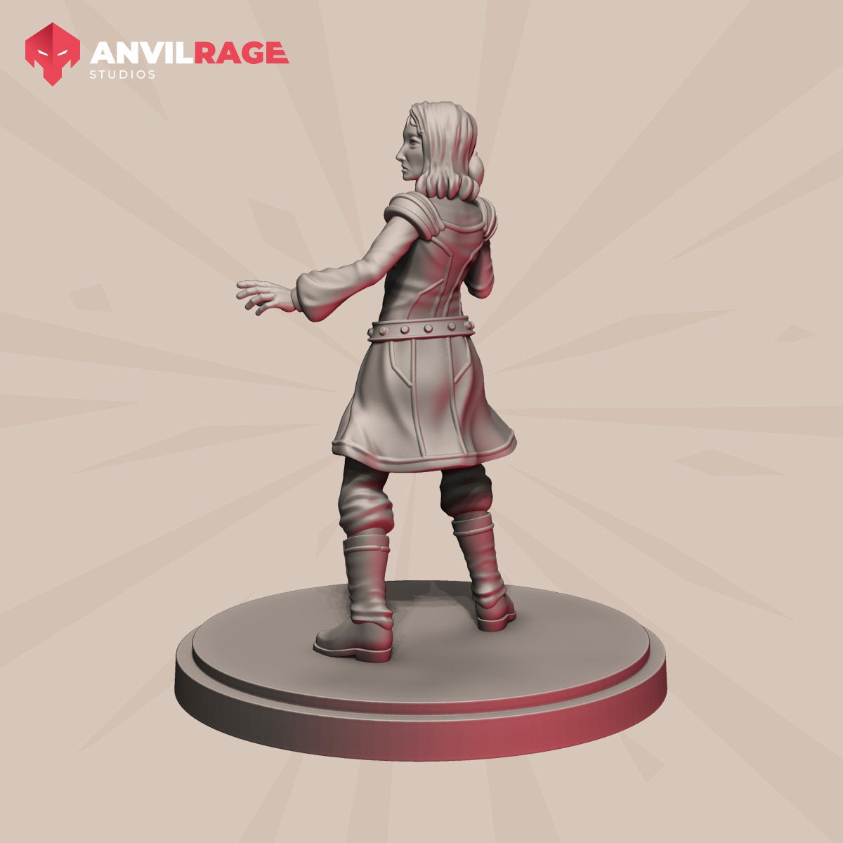 Her Satine Damsel (Sculpted by Anvilrage Studios)