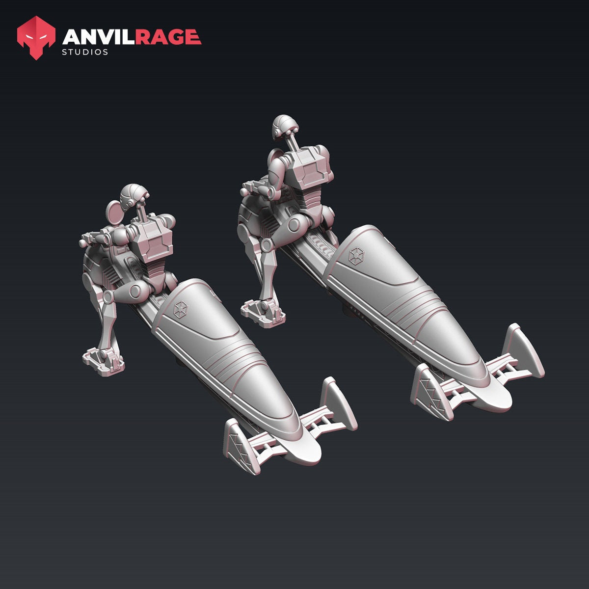 Ninja Speeder - set of 2 (Sculpted by Anvilrage Studios)