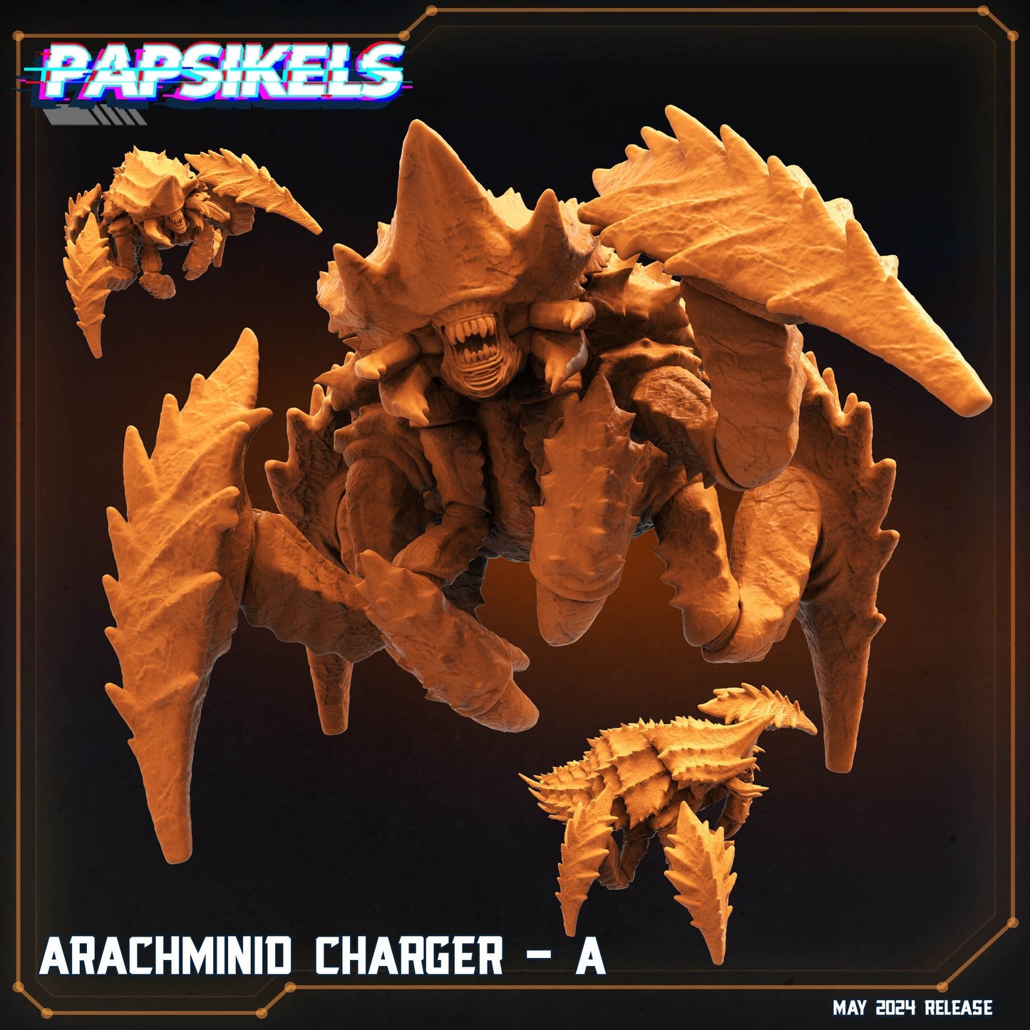 Arachminid Charger A - Helldivers Fan Art (sculpted by Papsikels)