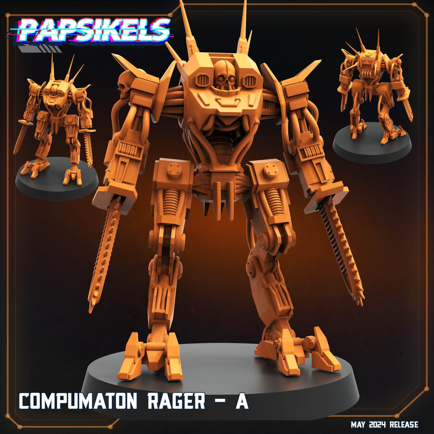 Compumaton Rager A - Helldivers Fan Art (sculpted by Papsikels)