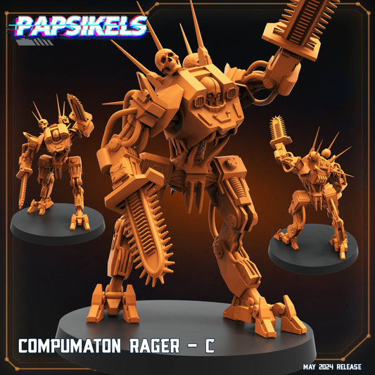 Compumaton Rager C - Helldivers Fan Art (sculpted by Papsikels)