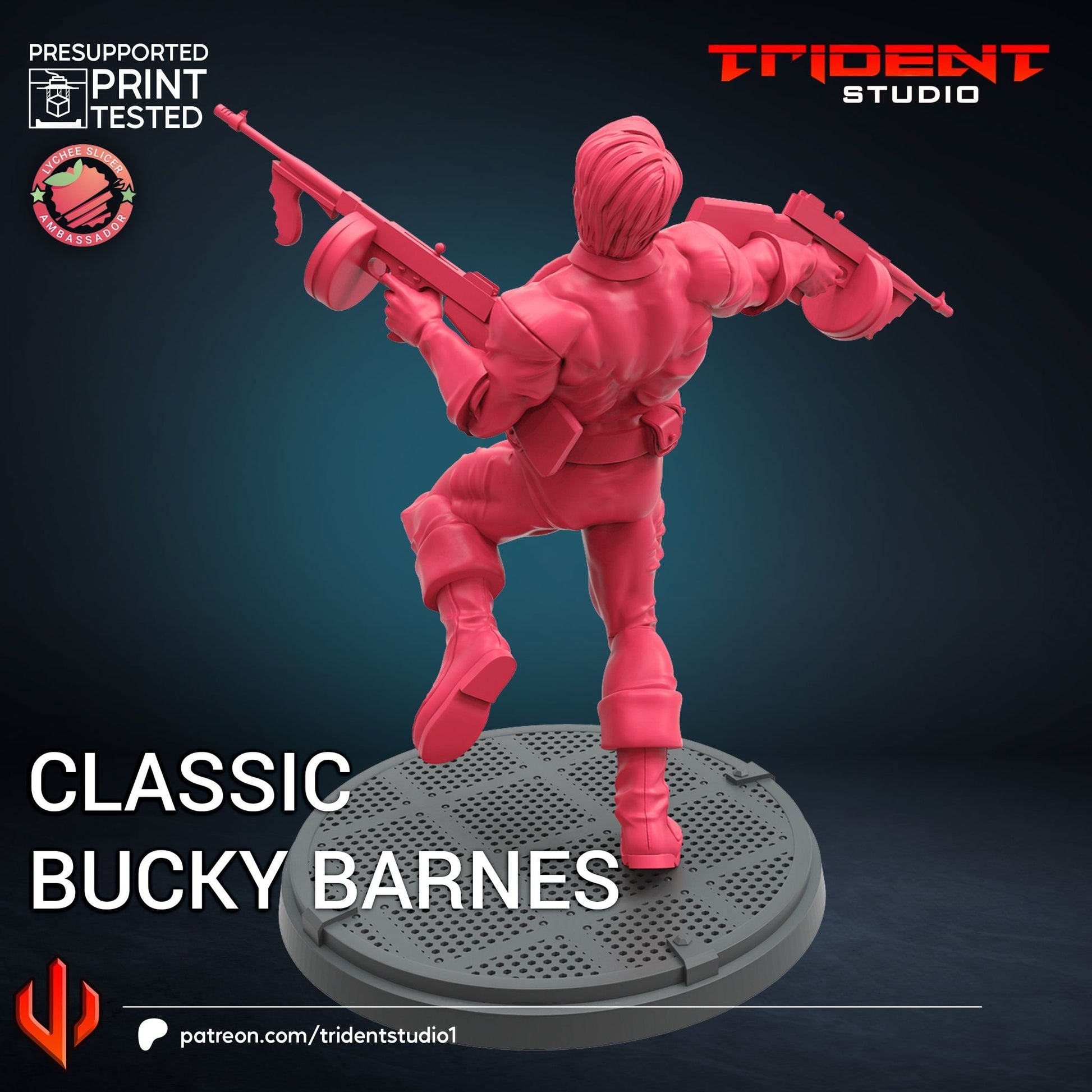 Classic Bucky Barnes (Fan art sculpted by Trident Studio)
