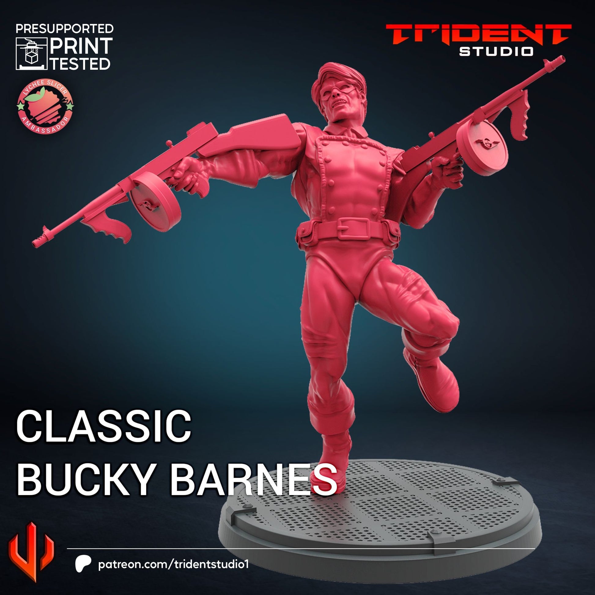 Classic Bucky Barnes (Fan art sculpted by Trident Studio)