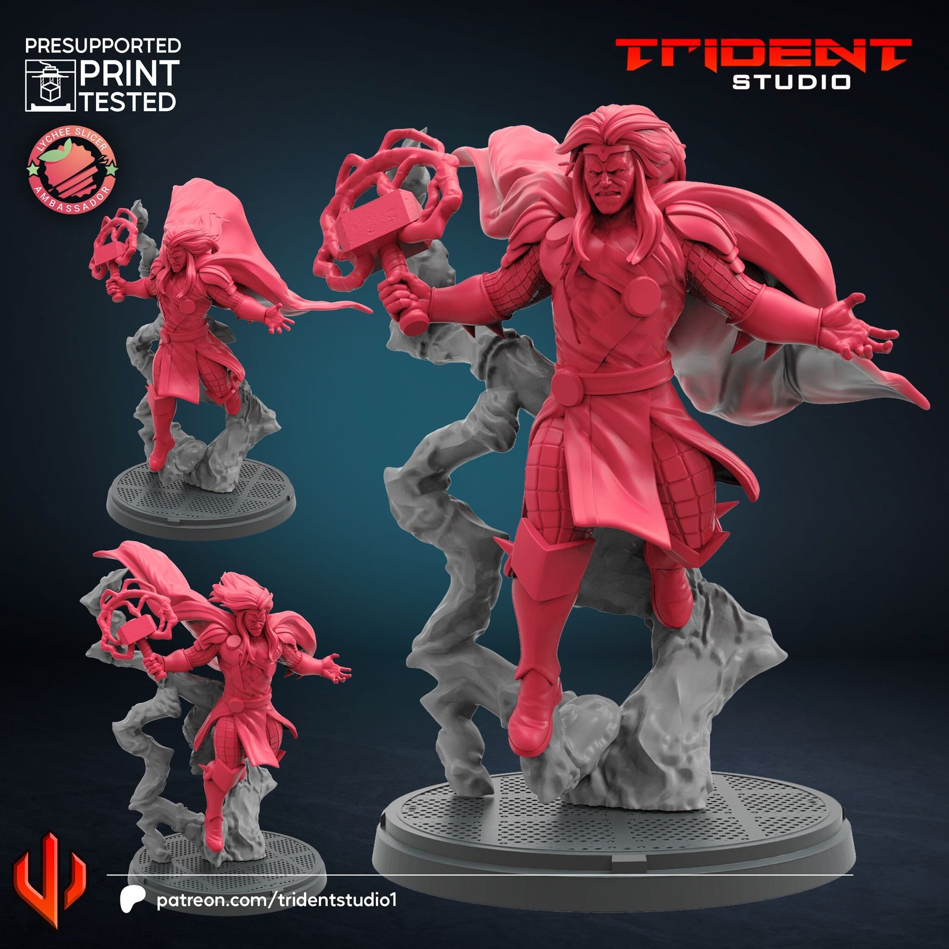 Thor - Herald of Galactus (Fan art sculpted by Trident Studio)
