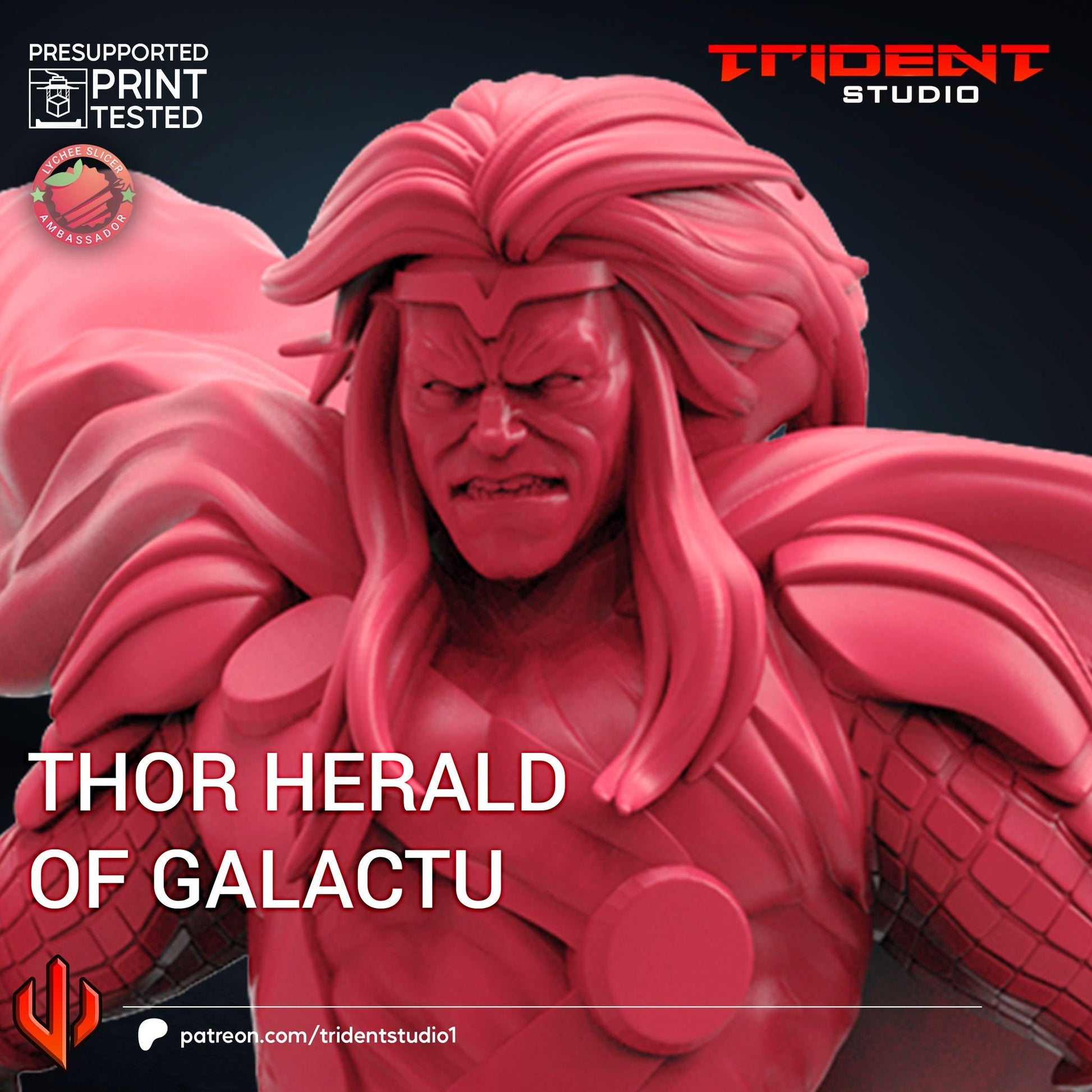 Thor - Herald of Galactus (Fan art sculpted by Trident Studio)