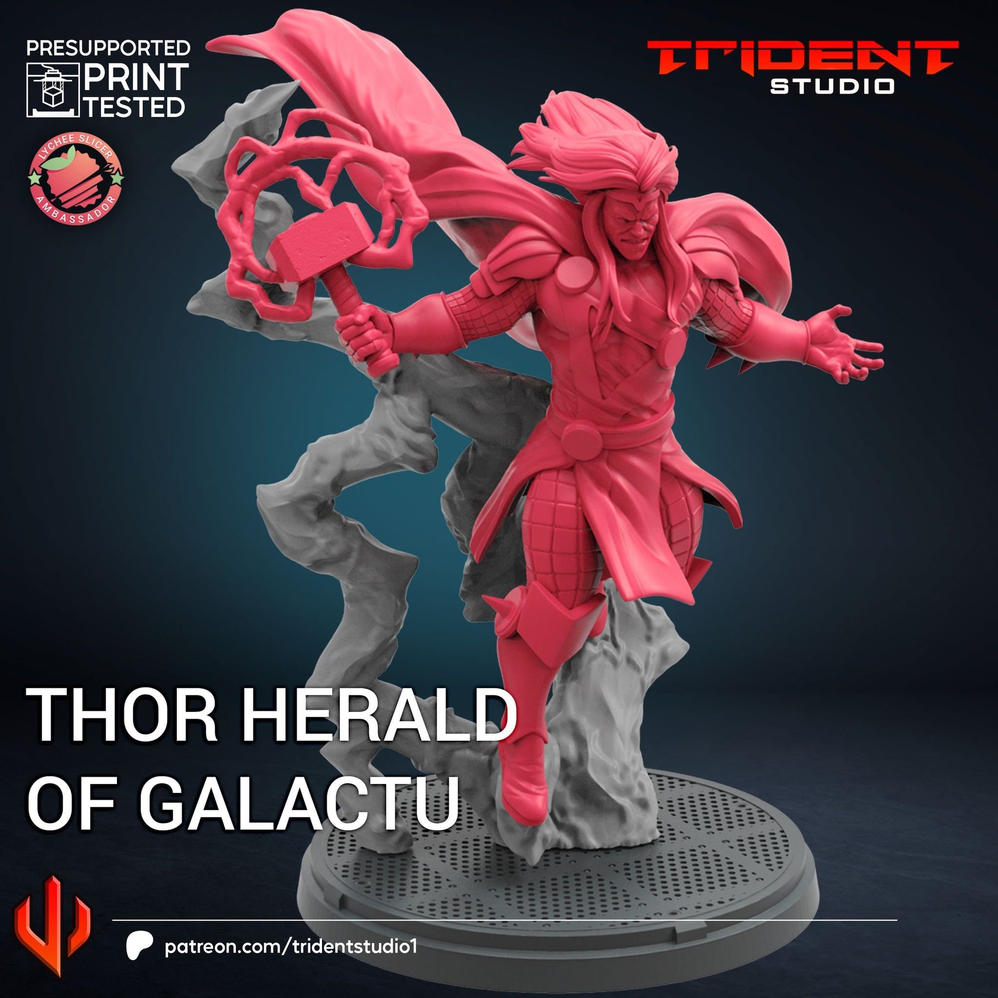 Thor - Herald of Galactus (Fan art sculpted by Trident Studio)