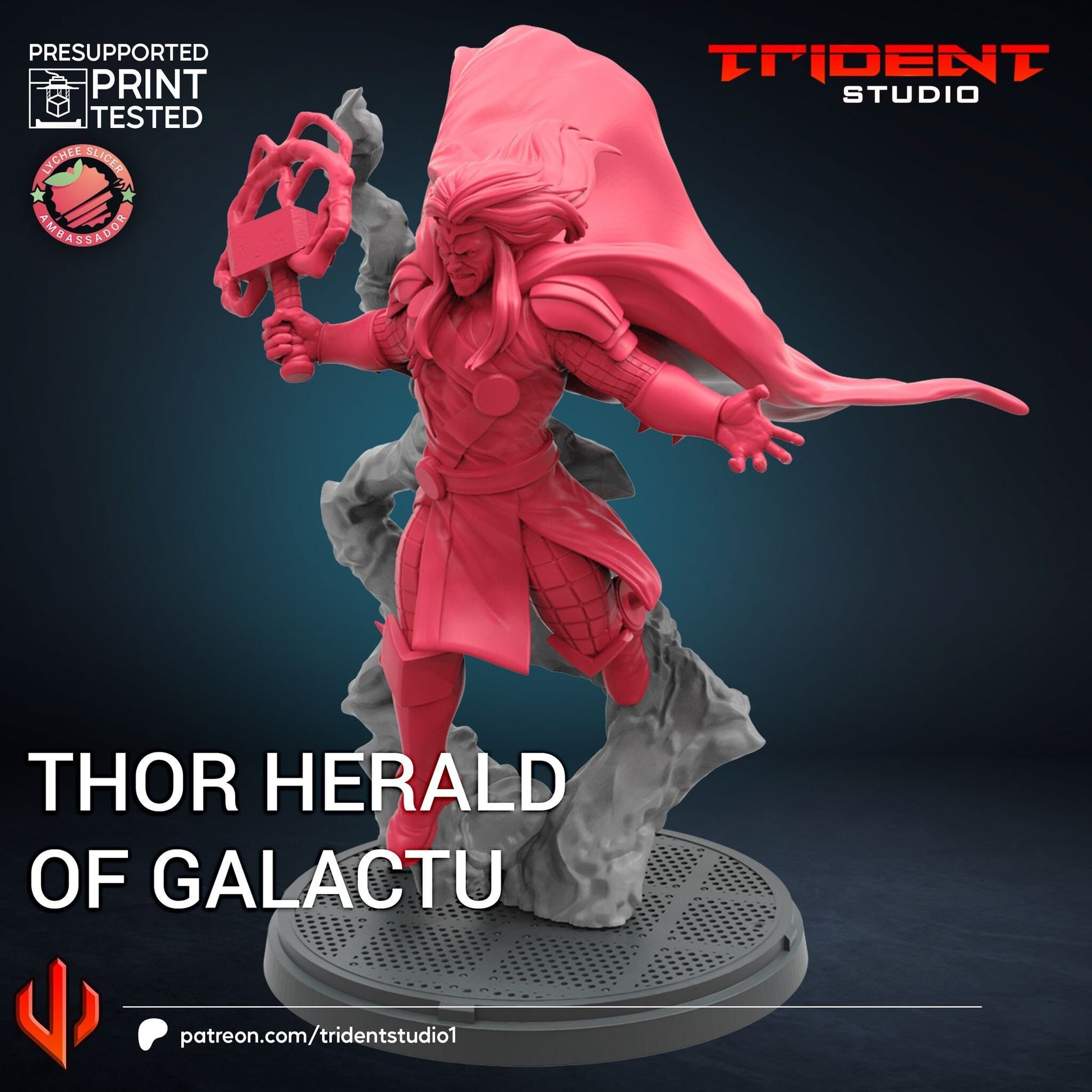 Thor - Herald of Galactus (Fan art sculpted by Trident Studio)