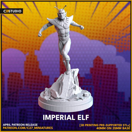 Hobgoblin / Imperial Elf 40mm miniature (sculpted by C27 collectibles) (Crisis Protocol Proxy/Alternative)