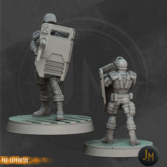 High Security 2 - Nukeworld (Sculpted by Jandro Miniatures)