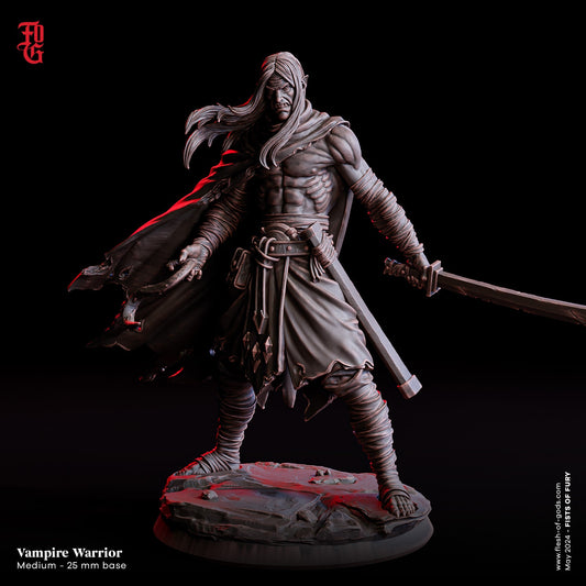 Vampire Warrior - Fists of Fury (sculpted by Flesh of Gods miniatures)