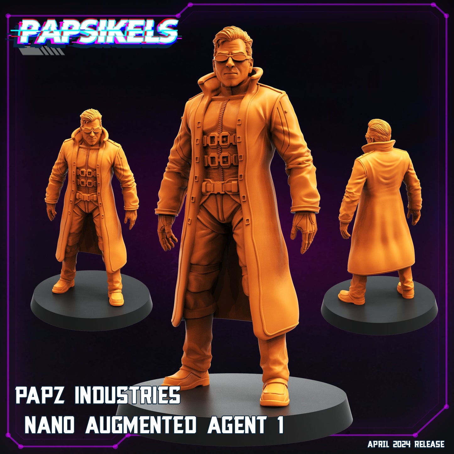 Papz Industries Nano Augmented Agent 1 (sculpted by Papsikels)