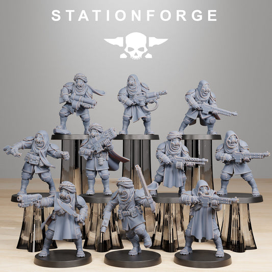 Grim Guard Scorchers - set of 10 (sculpted by Stationforge)