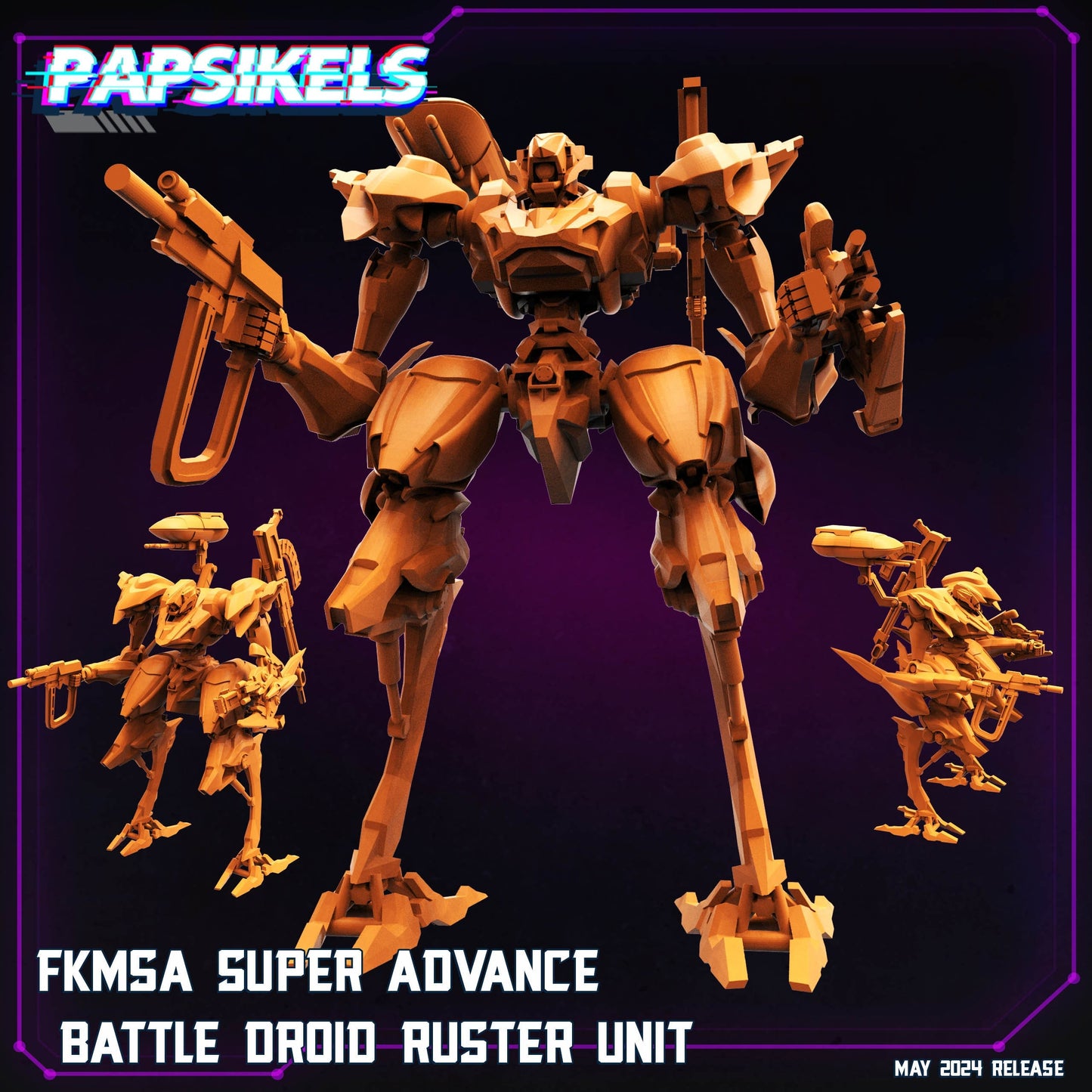 FKMSA Super Advance Battle Droid Ruster Unit (sculpted by Papsikels)