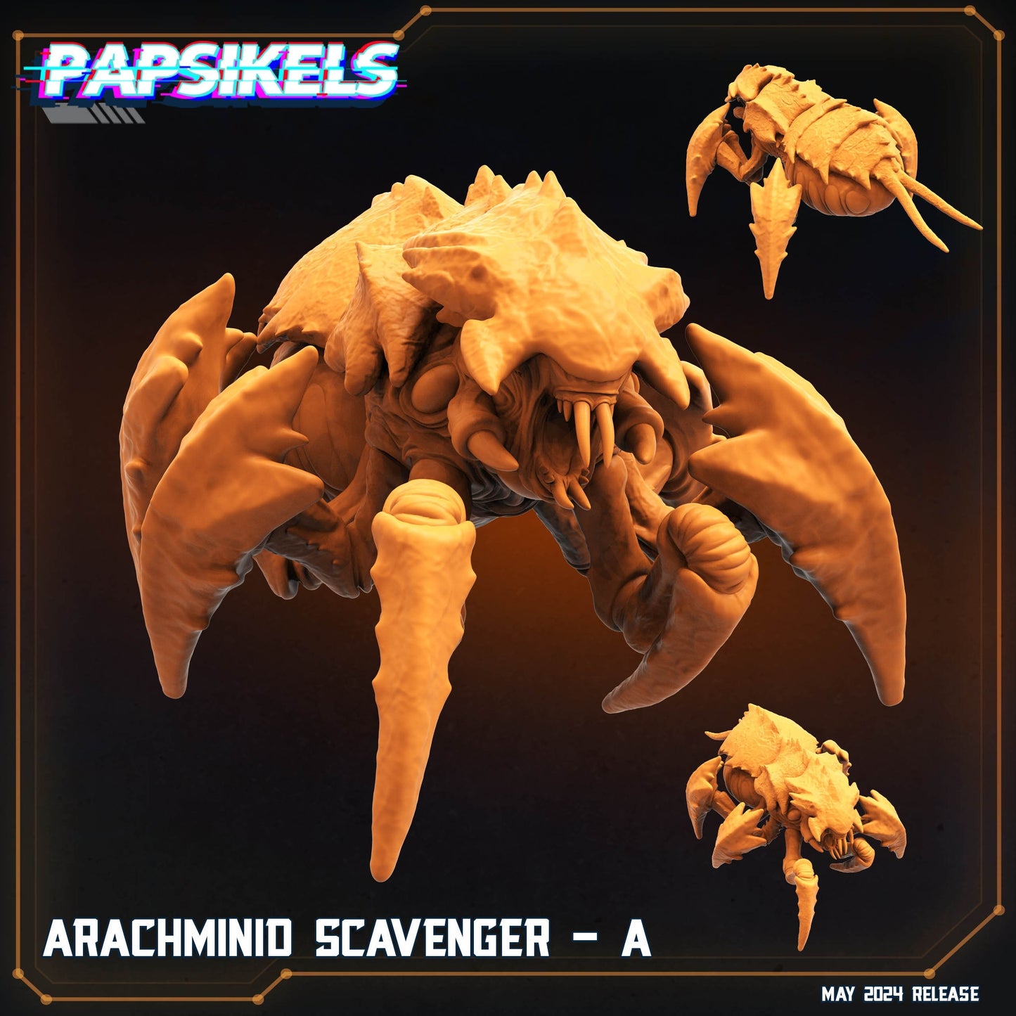 Arachminid Scavenger A - Helldivers Fan Art (sculpted by Papsikels)