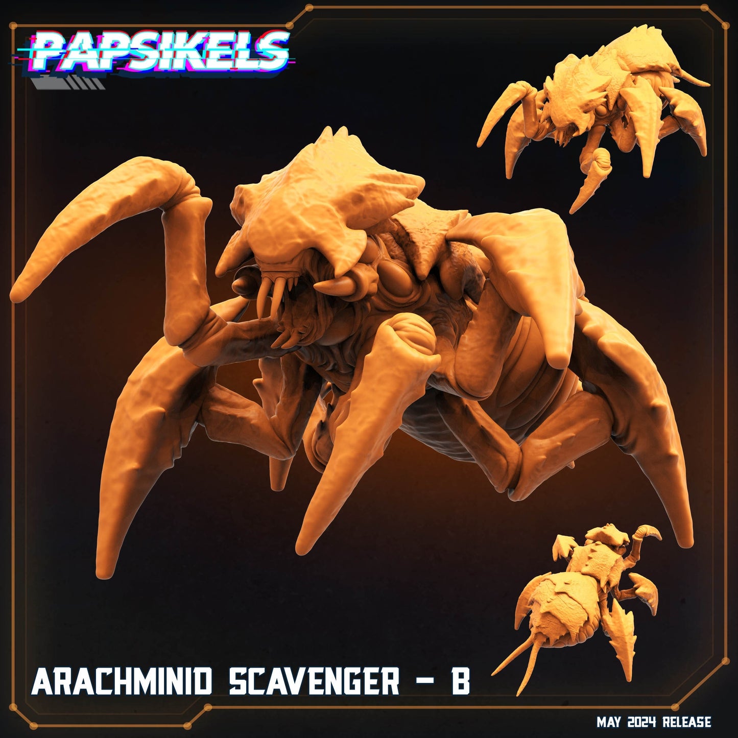 Arachminid Scavenger B - Helldivers Fan Art (sculpted by Papsikels)