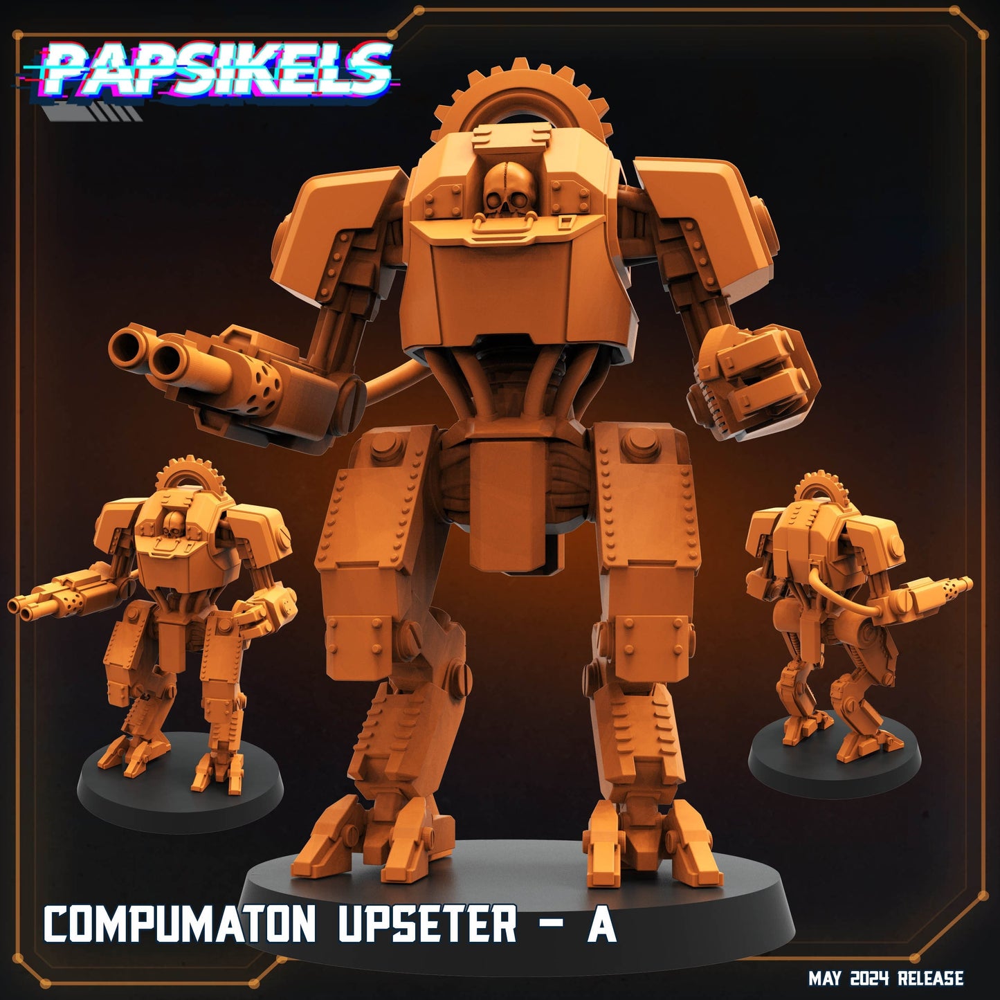 Compumaton Upseter A - Helldivers Fan Art (sculpted by Papsikels)