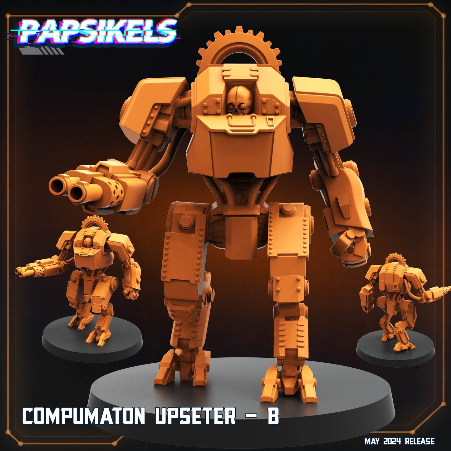 Compumaton Upseter B - Helldivers Fan Art (sculpted by Papsikels)