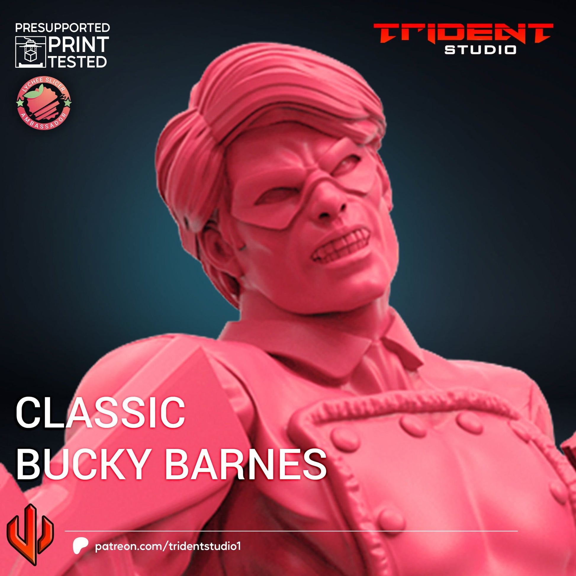 Classic Bucky Barnes (Fan art sculpted by Trident Studio)