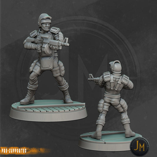 High Security 3 - Nukeworld (Sculpted by Jandro Miniatures)