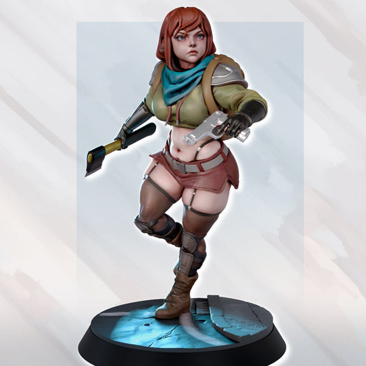 Madaline - 32mm/75mm scale (sculpted by Gaz Minis)